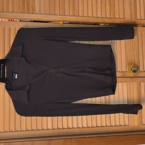 Victoria's Secret-Moda International Brand Y2K Brown Button Down Blouse